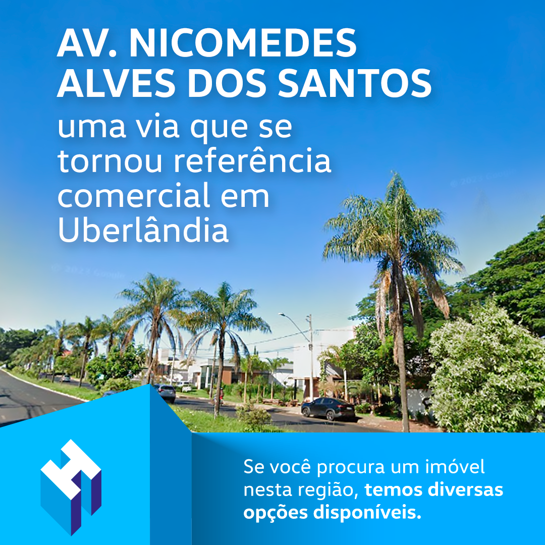 Av. Nicomedes Alves dos Santos. Uma via que é referência comercial na cidade.